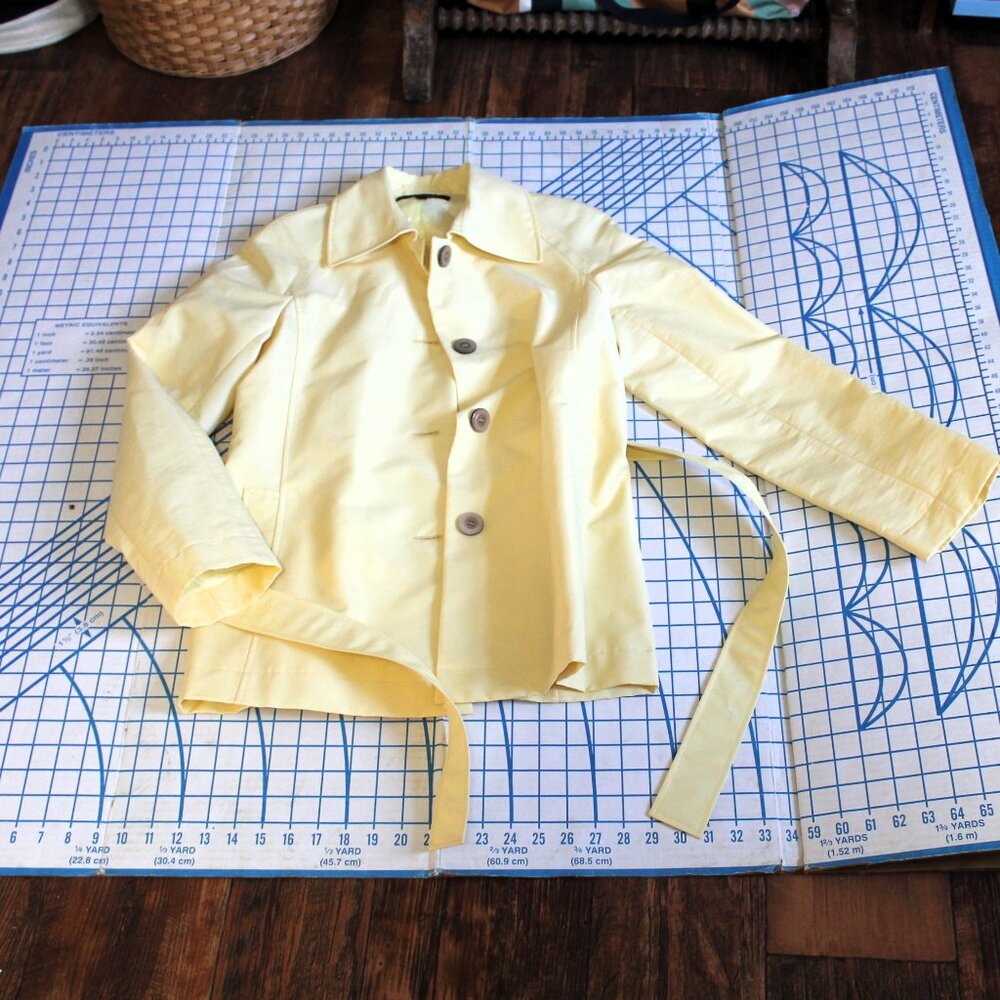 Evan-Picone Belted Rain Jacket, Small